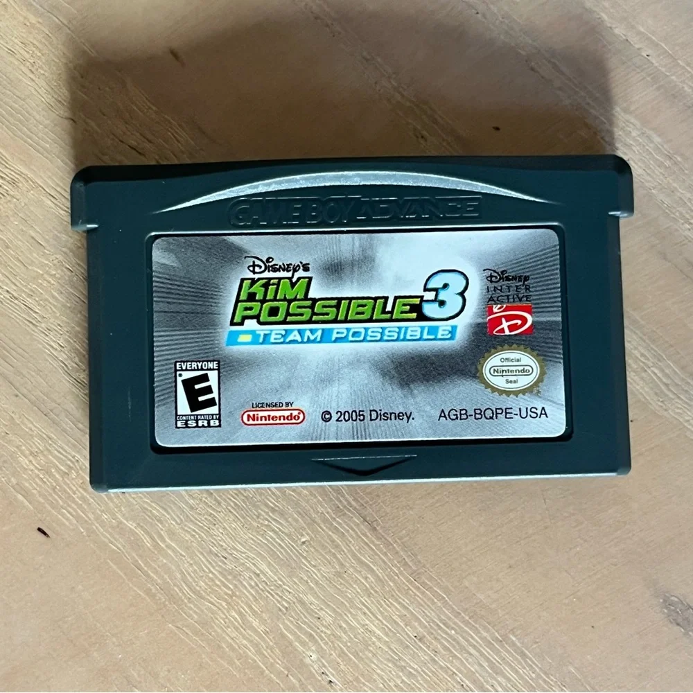 DISNEY'S Kim Possible 3: Team Possible Game Boy Advance GBA Video Game